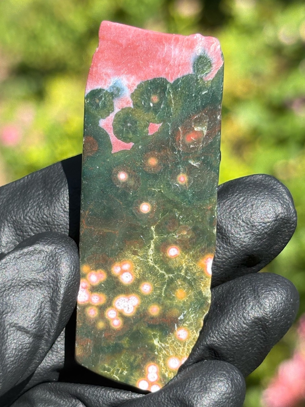 Ocean Jasper Crystal Slab - Polished Sea Jasper